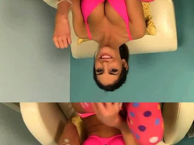 Big boobs have solo masturbation