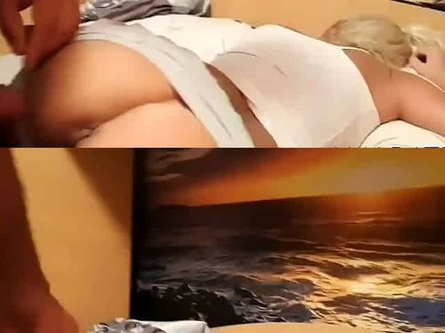Stepbro Hard Fucks Blonde Babe's Big Ass