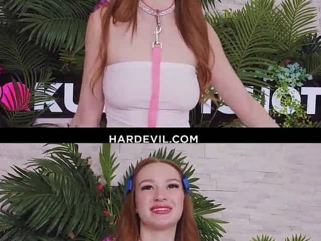 Redhead Large Titted Harley Love Having Coarse Sex
