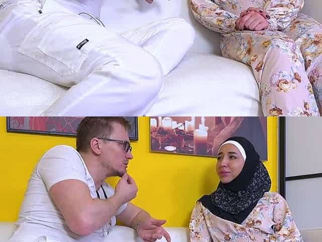The doctor needs to taste a hairy Arab pussy