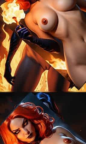 Night Ember Consuming Dark Flames