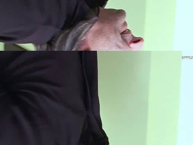 Hard nippled mature brunette hair likes a precious hard bang