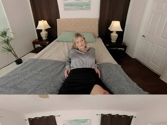 Massaging Stepmom's Big Tits