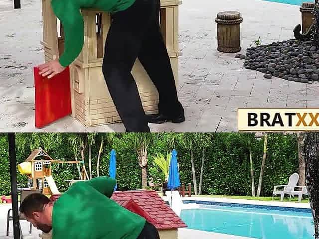 That guy Discovered Her Hiding and Made Her Shriek with That Large Penis