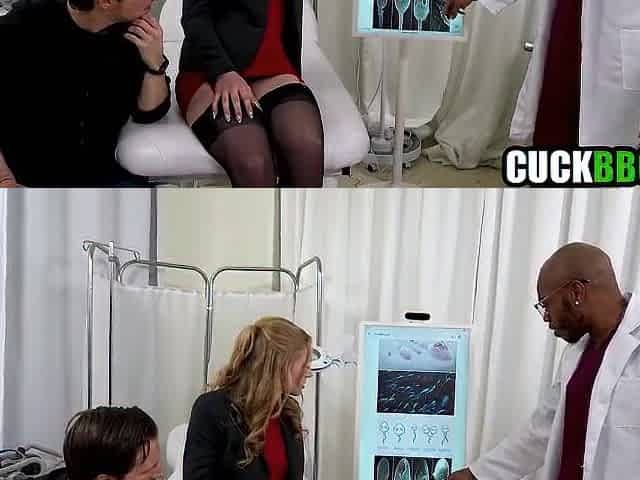 Pathetic Cuck See Wife Fucked By Ebony Doctor