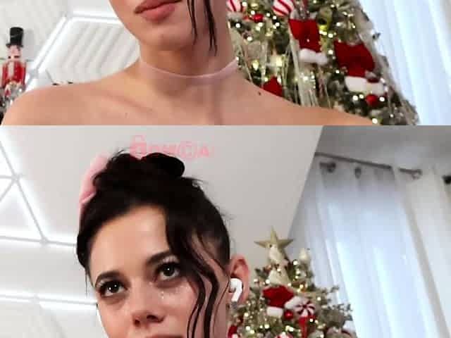 Brunette amateur teen masturbate to her boyfriend