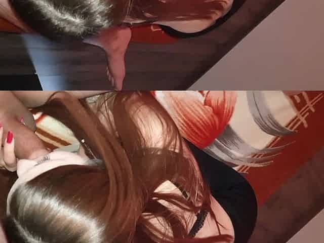 Stepsister Creampied Doggy Style After Blowjob
