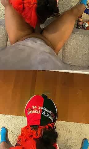 Harley Quinn Cosplay BBC Sloppy Deepthroat