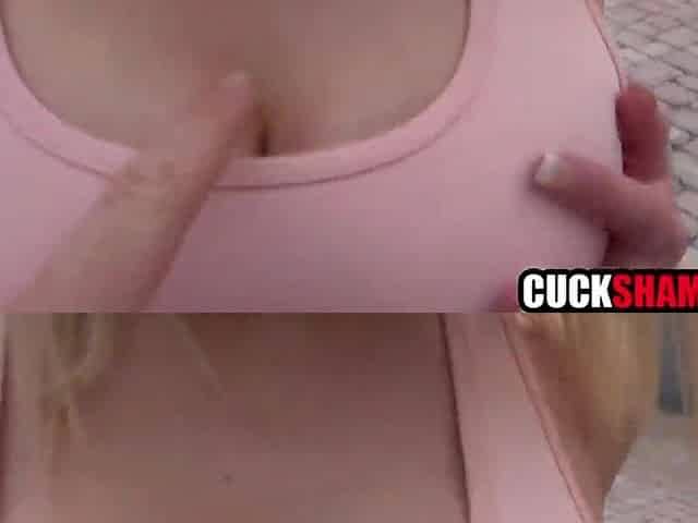 Cuckold spouse watching wife bang her coach
