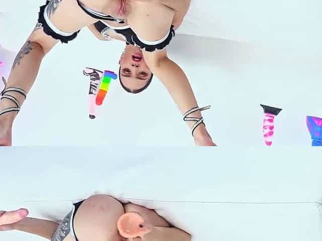 Brunette forced fucked in double penetration group sex