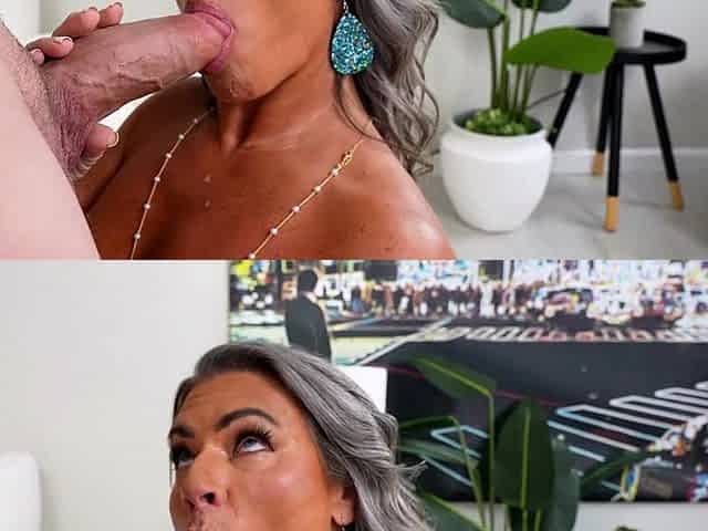 Sexy neighbor is late for work so she gives me wet pussy