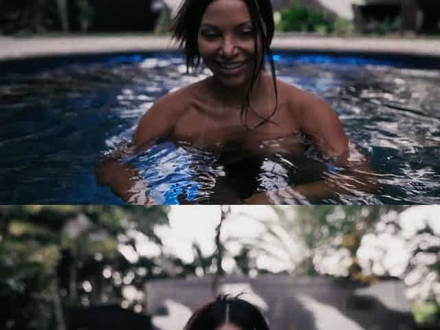 Horny Latina Poolside Butt Plug Anal Play Till Huge Squirt on Camera