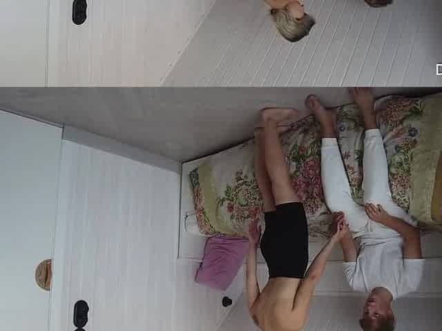 Doll Hole In Sweaty Girl Climbing On A Warm, Fat Cock