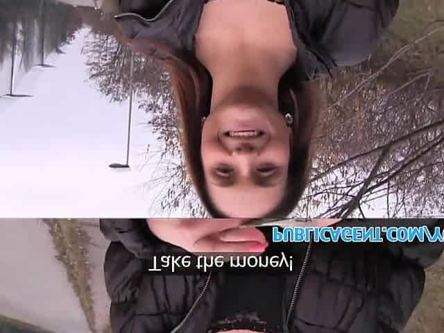 Public Agent Hawt honey takes money for sex
