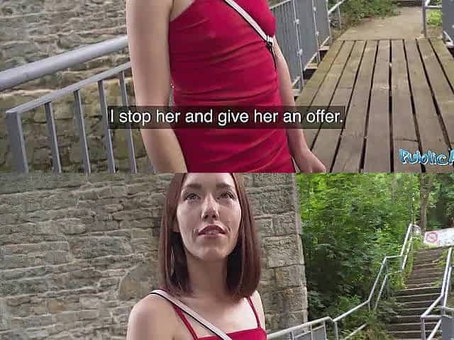 Public Agent - Slender Russian Banged in Public in POV