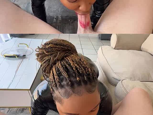 Large Ass Black Helps a White Stud Relieve His Stress