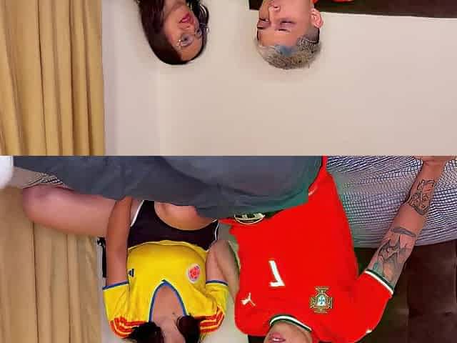 BREASTY COLOMBIAN Beats PORTUGAL and Comforts Me WITH A HARD SCREW