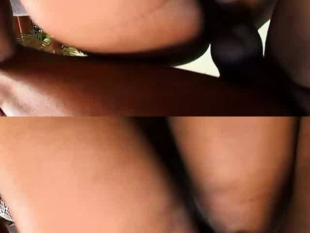 Black Plumper with Big Donk Fucks Ebony Fellow in Horny