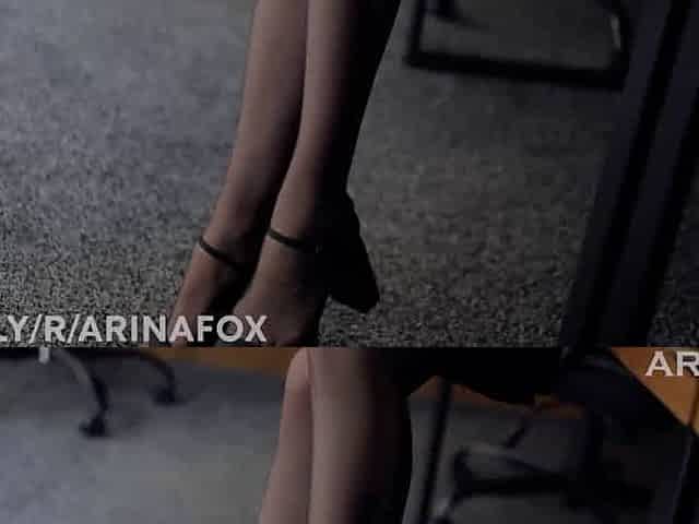 Office fuck! Hard tough sex and spunk inside! Tights 8de, shavedpussy, and red hair - the greatest XXX porn.