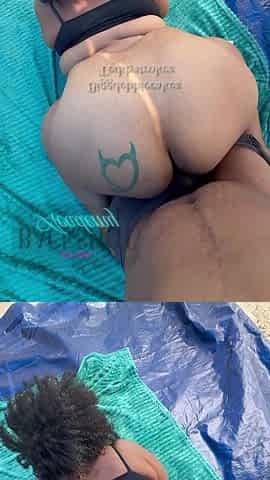 BBW Takes Pounding at Beach
