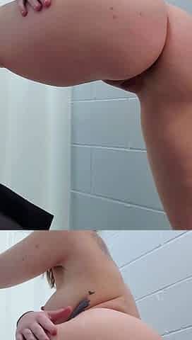 Busty Amateur Babe Masturbates her Pussy