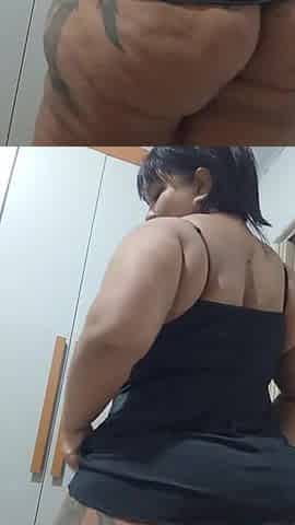 Large overweight booty