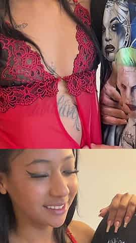 Beautiful Girl - and Very Naughty - Having Group Sex with 2 Men