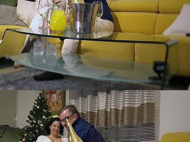 Merry Christmas and Happy New Year, Last Hot Romantic Sex of the Year, at the New Year's Party with Dada Deville