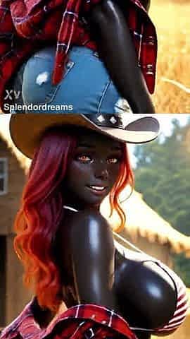 American Fantasy: Black Farm Hotty Tease [AI-Animated]