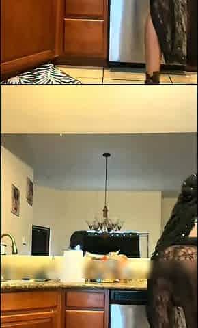 Hot Black Maid Does Some Webcam Black and Ebony