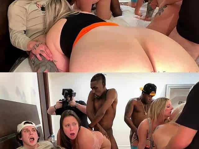 Blonde blowjob adoring skank facialized after hardcore fun