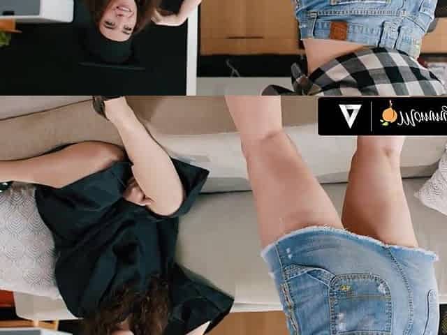 Hawt Sweetheart Gets Anal Belt-On Destroyed