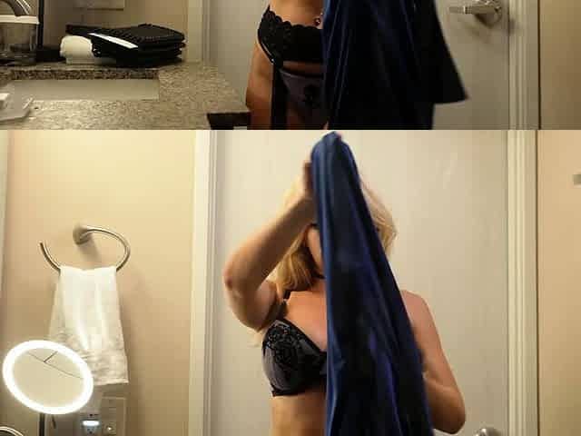 Lucky man accidentally enters pornstars hotel room