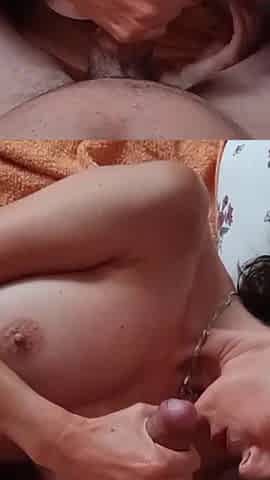 Neighbour loves hard jock to suck and get milk