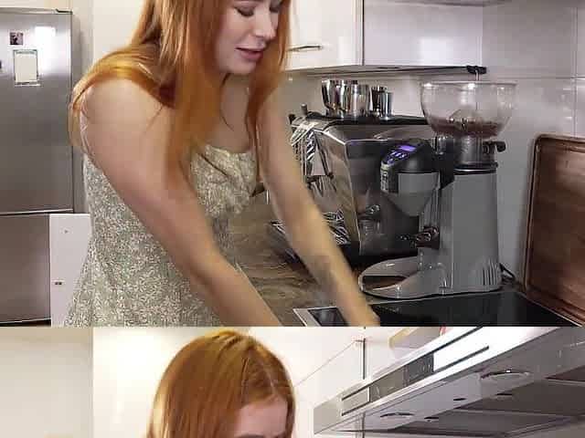 They got stuck in the kitchen and I helped 'em with my giant dick