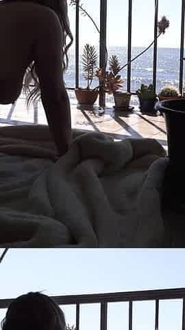 Horny stepmom moans while stepson fucks her pussy