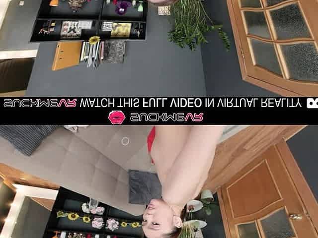 Brunette hair slim cutie Kwini Kim got banged hard,in VR.