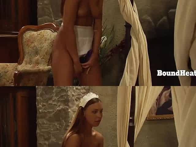 Sensual Big Ass Lesbian Madame Takes Strapon Deep In Pussy
