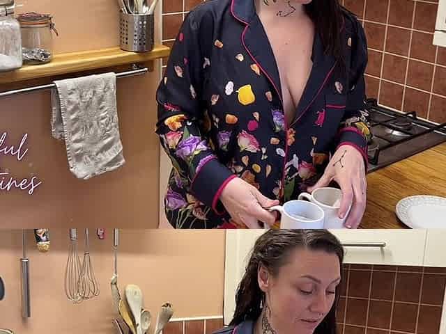 Stepmom Catches Me Filming Her, to Cheat on StepDad She Still Lets Me Cum on Her Hairy MILF Pussy