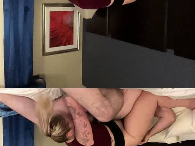 Busty amateur blonde gf hardcore sex with her bf