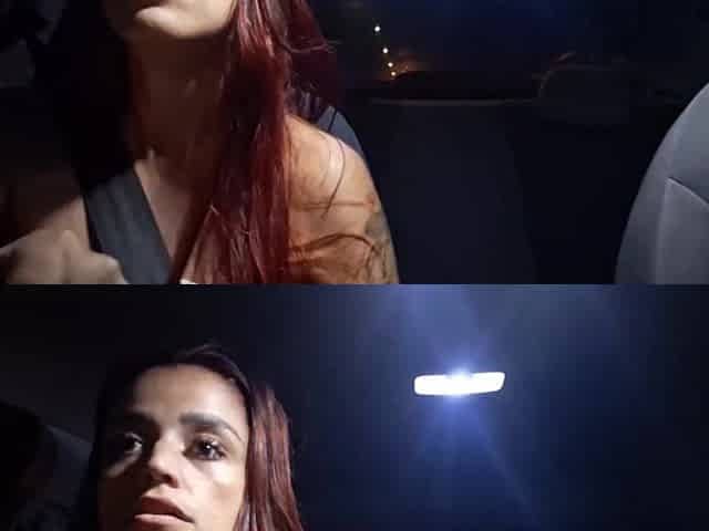 Married woman and app driver catches passenger masturbating from behind!