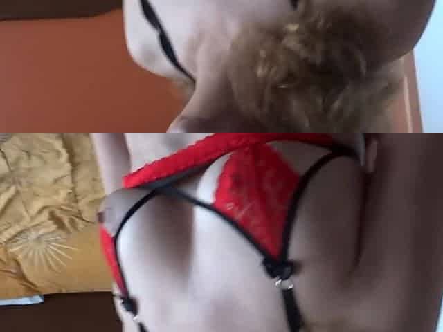 My boss gives me a large spunk flow on my bushy vagina, full milk