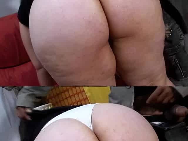 Milky skin big beautiful woman likes tasting ebony chap's dong in her holes