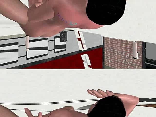 CG Homo Porn: Solo Boy Shakes Giant Knob in Hypnotic Cock Swing Jerk-Off