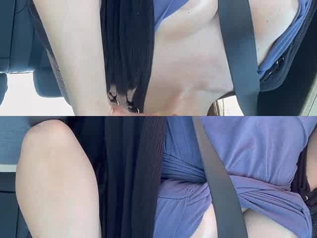 Italian Large Titties mother I'd like to fuck Artemisia Love Hawt Car ride flashing bazookas