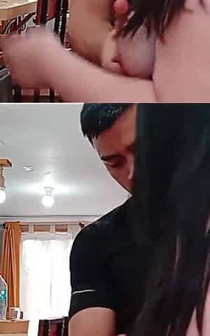 Stepmother Trapped in the Kitchen for Sex