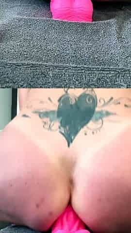 Stacked brunette goes solo toys and masturbation