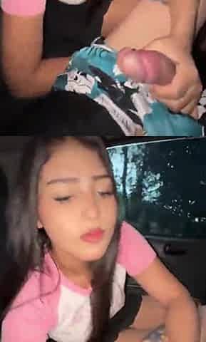 We couldn't resist the urge and ended up having sex in the car