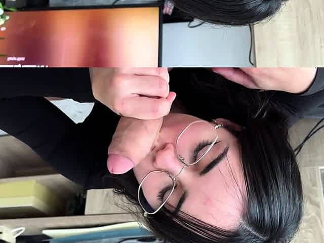 MILF POV Big Cock Blowjob