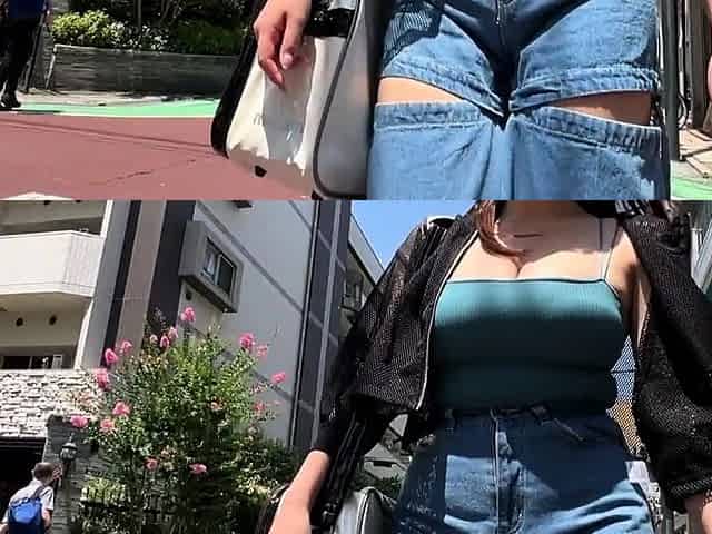 Amateur Japanese babe got her boobs and pussy tongue drilled